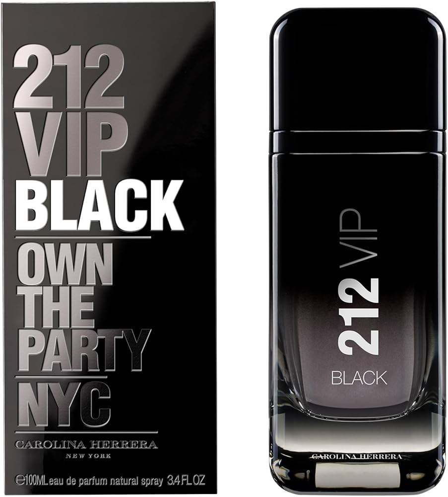 212 VIP Black Carolina Herrea Eau de Parfum - Perfume Masculino 100ML