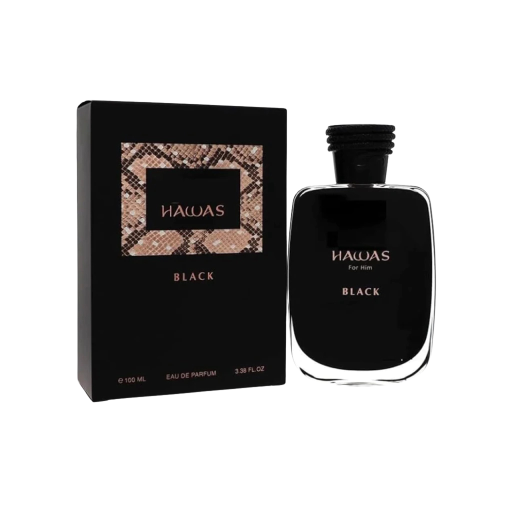 Hawas Black Rasasi Eau de Parfum - Perfume Masculino 100ML